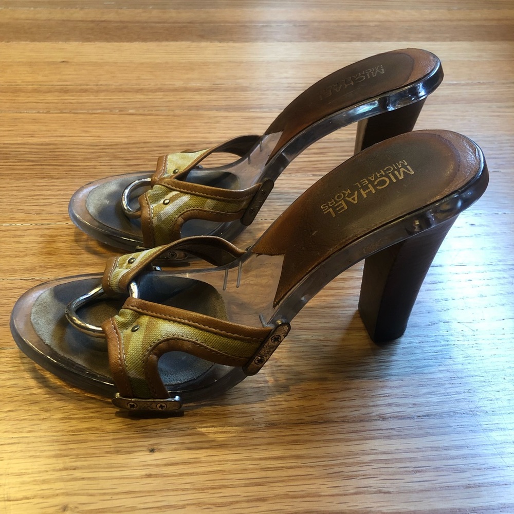 Michael Kors Clear Heel!